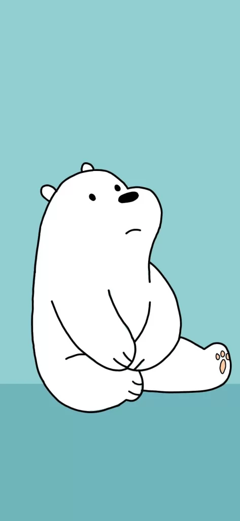 Ice bear avatar điện thoại