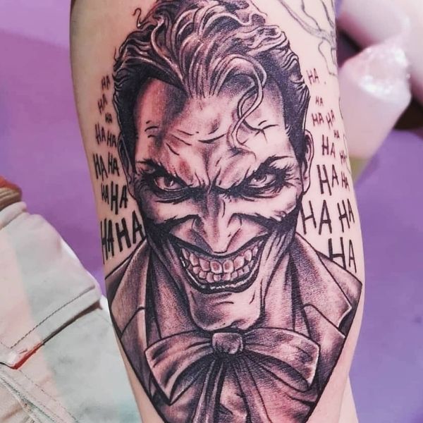 Tattoo joker độc đáo